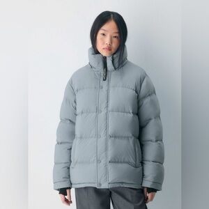 Aritzia Super Puff Grey/Blue colour